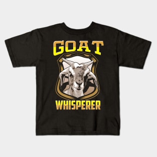 Goat whisperer Kids T-Shirt